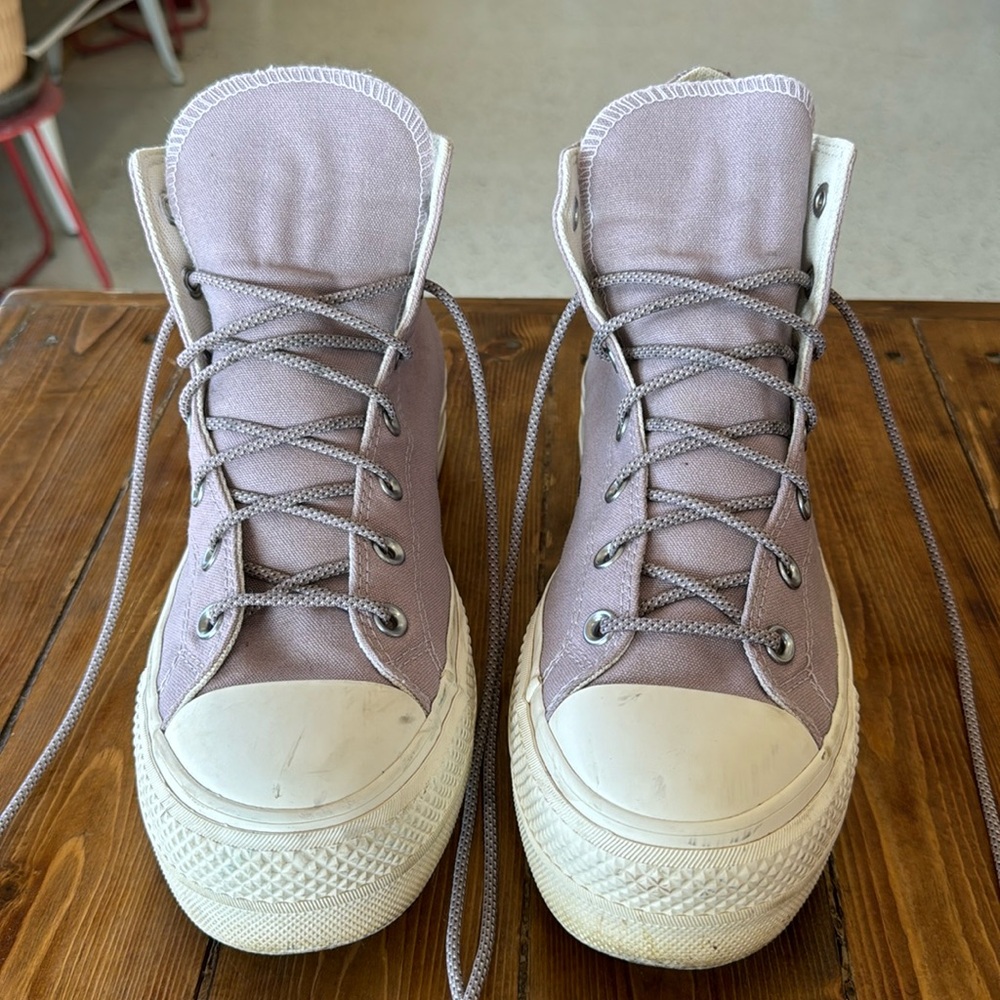Platform high top converse